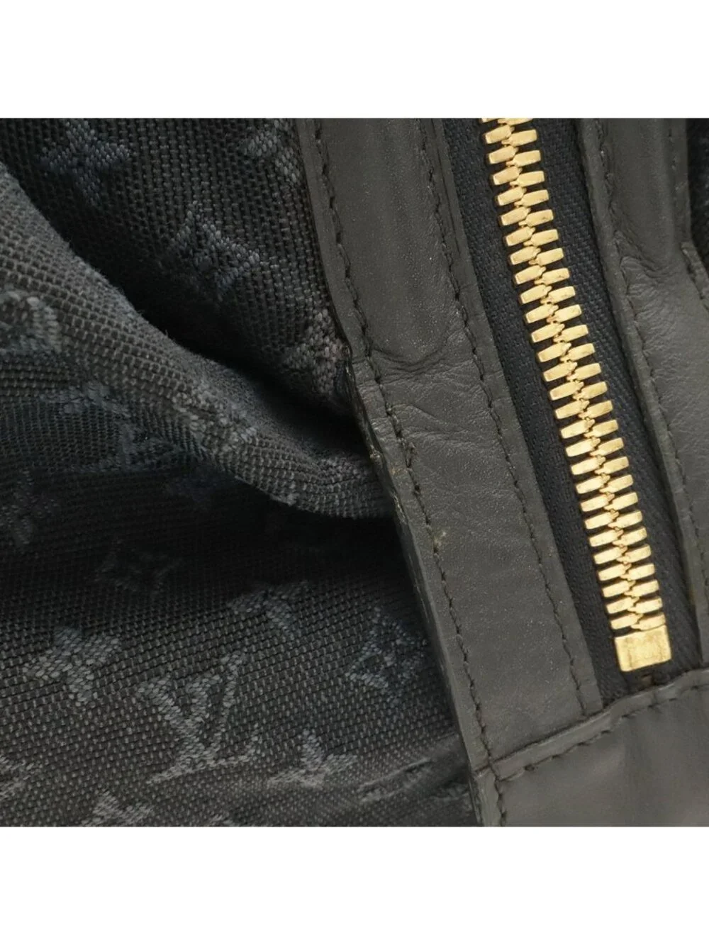 Louis Vuitton Monogram Mini Louise Boston Bag Canvas Blue